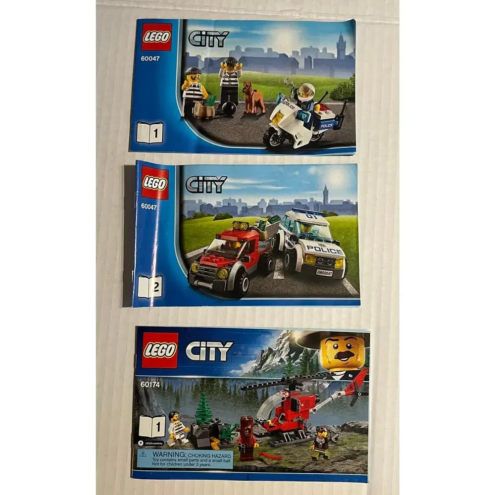 LOT of LEGO CITY Instruction Manuals ONLY (no legos) Lot #7